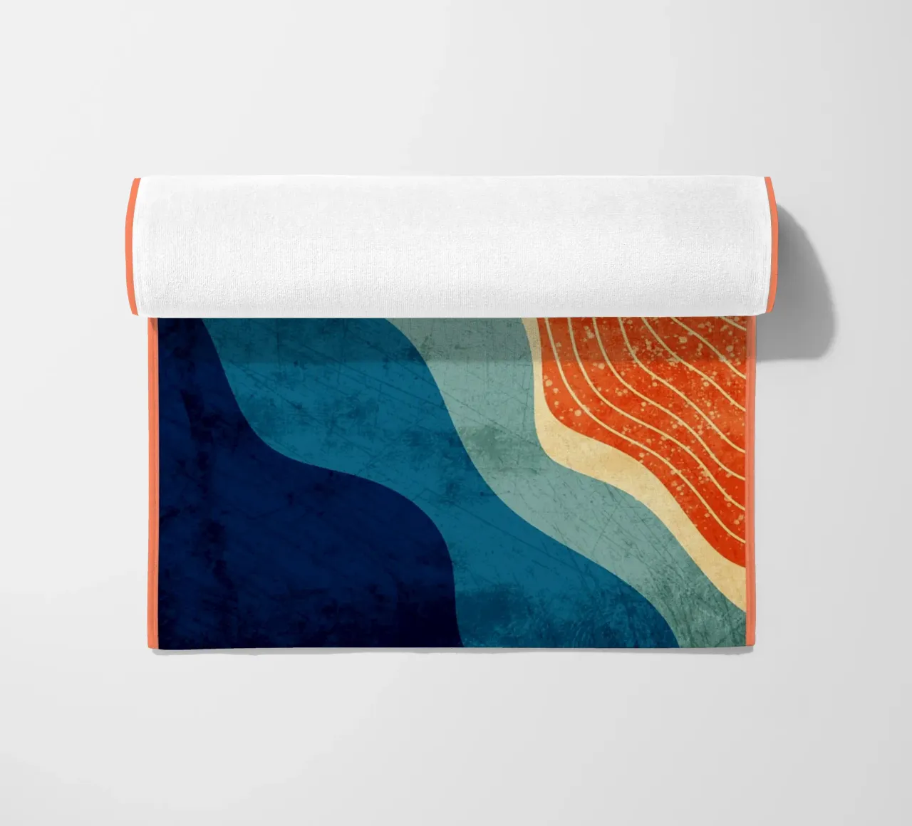 MINIMALIST PAINTING ART beach towel by DanielDesign