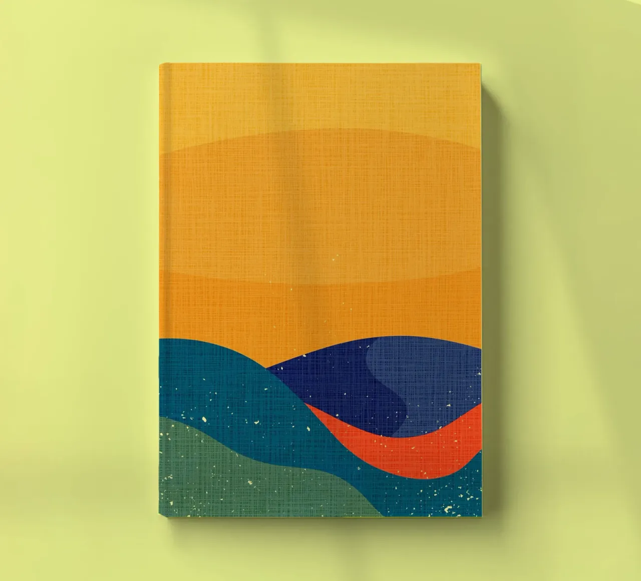Minimalist landscape notebook by DanielDesign