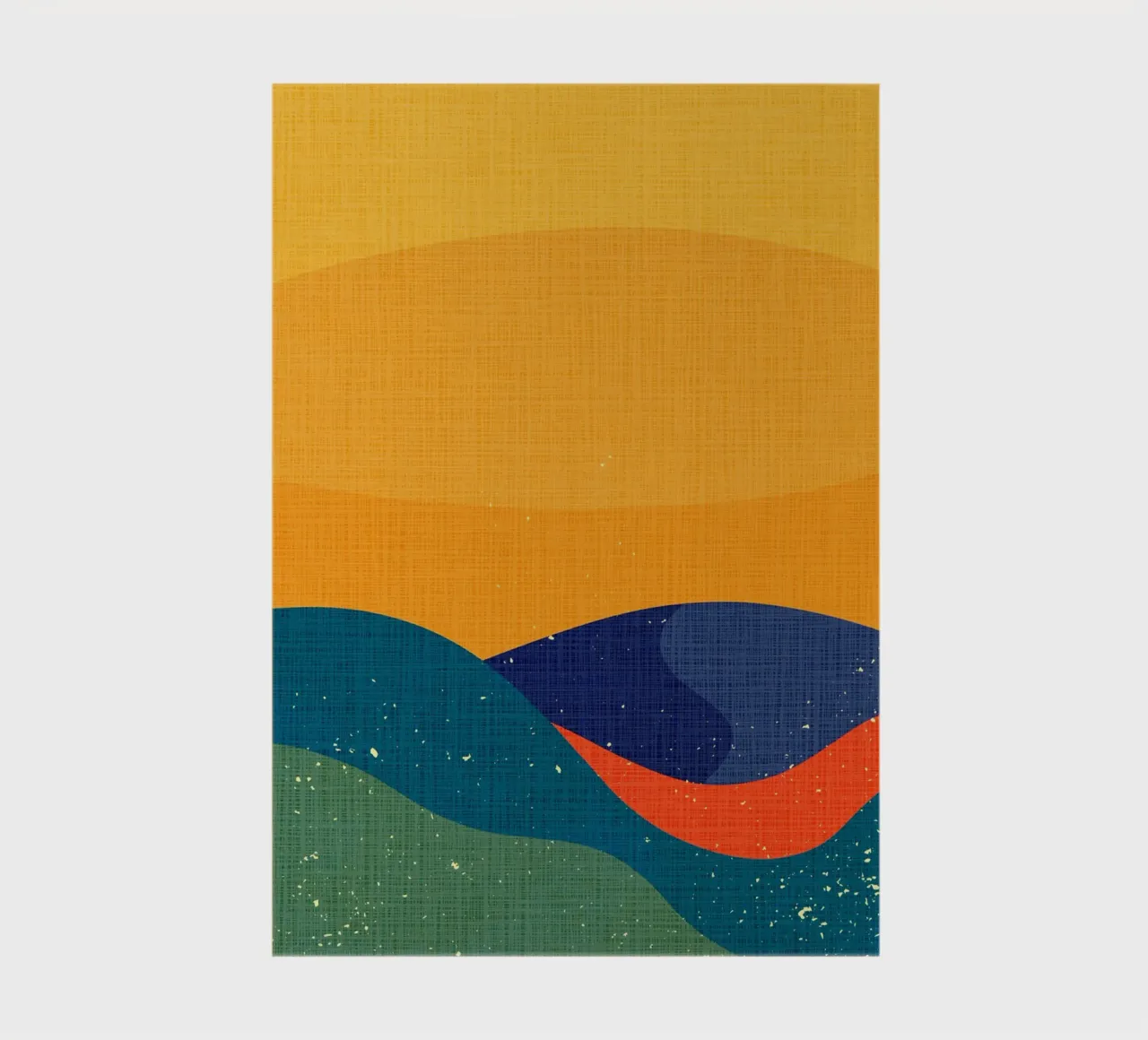 Minimalist landscape notebook by DanielDesign