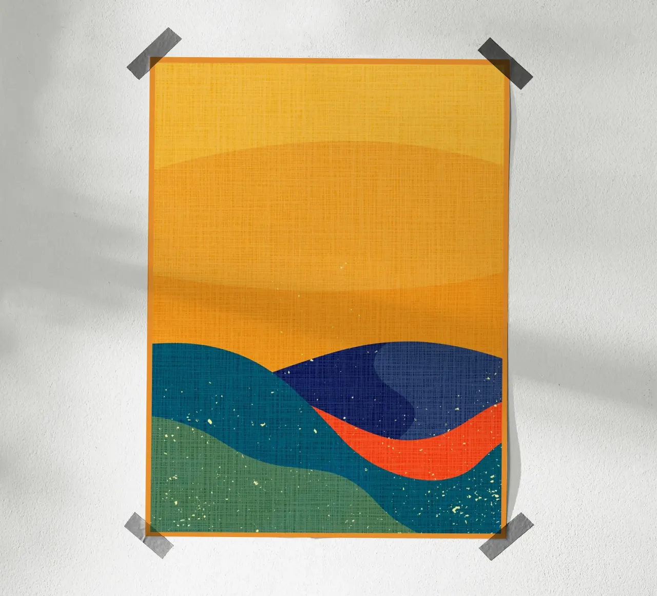 Paesaggio minimalista poster da DanielDesign