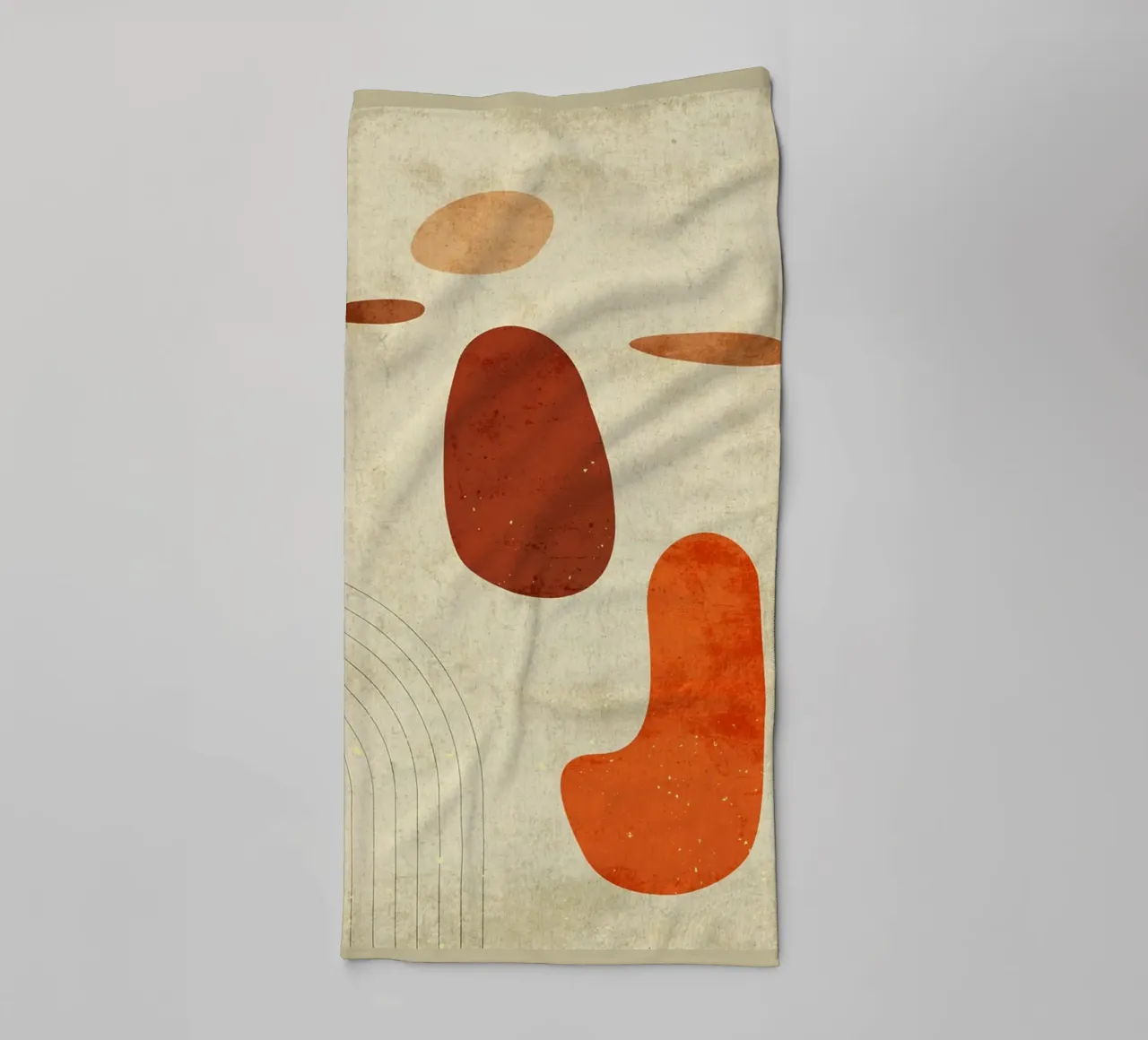 minimalist abstract towel by DanielDesign
