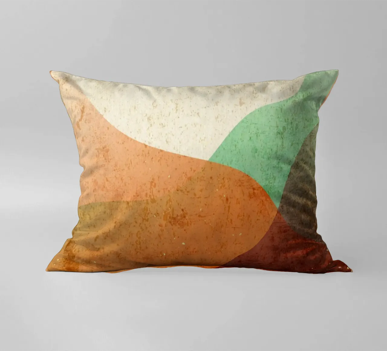 Flat abstract minimalist decorative cushion by DanielDesign