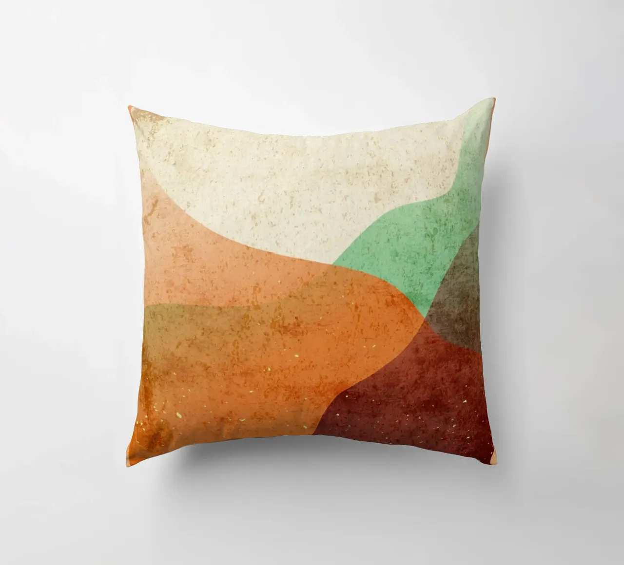 Flat abstract minimalist decorative cushion by DanielDesign