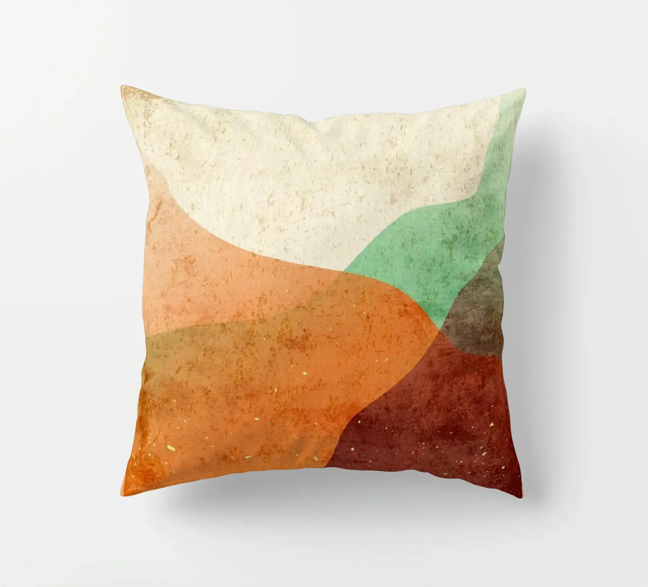 Flat abstract minimalist decorative cushion by DanielDesign