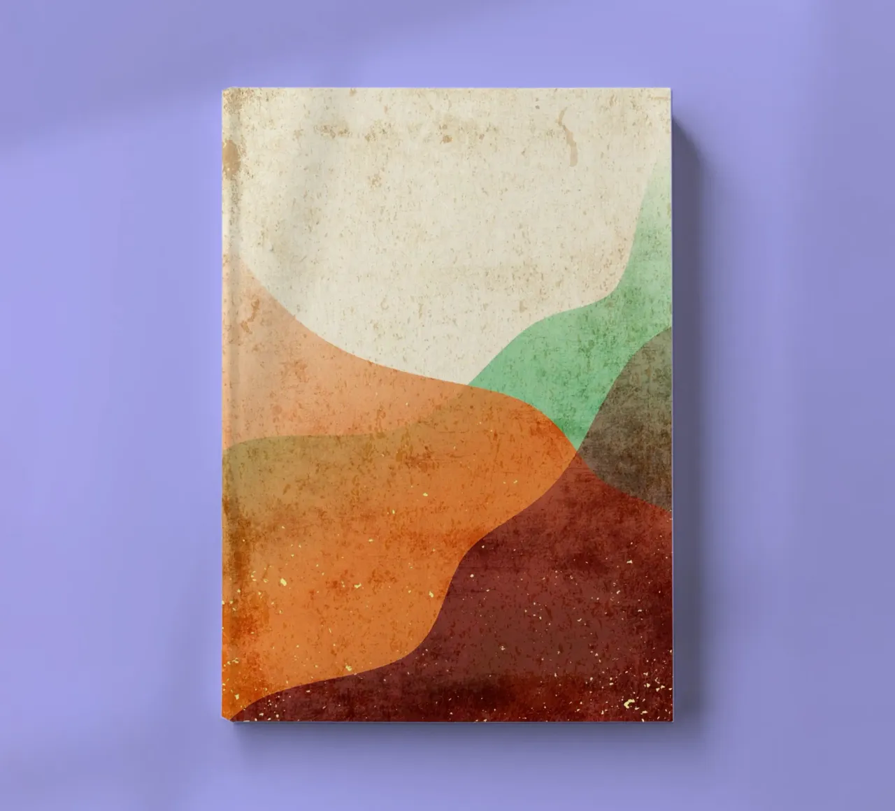 Flat abstract minimalist notebook by DanielDesign
