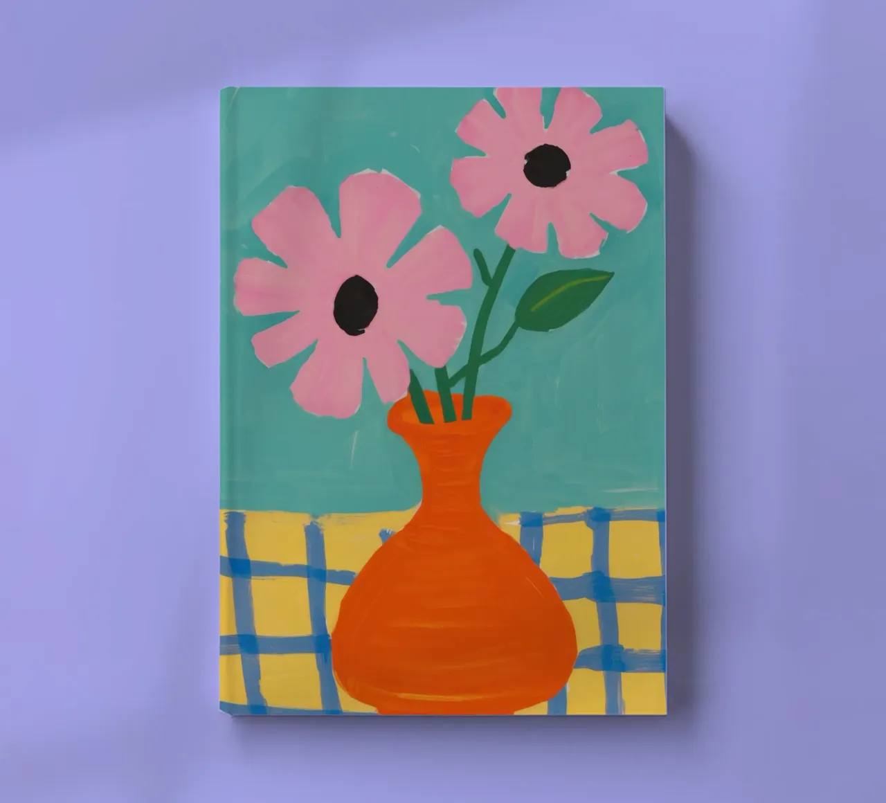 Tangerine Petal Pop notebook by Dream Gesso