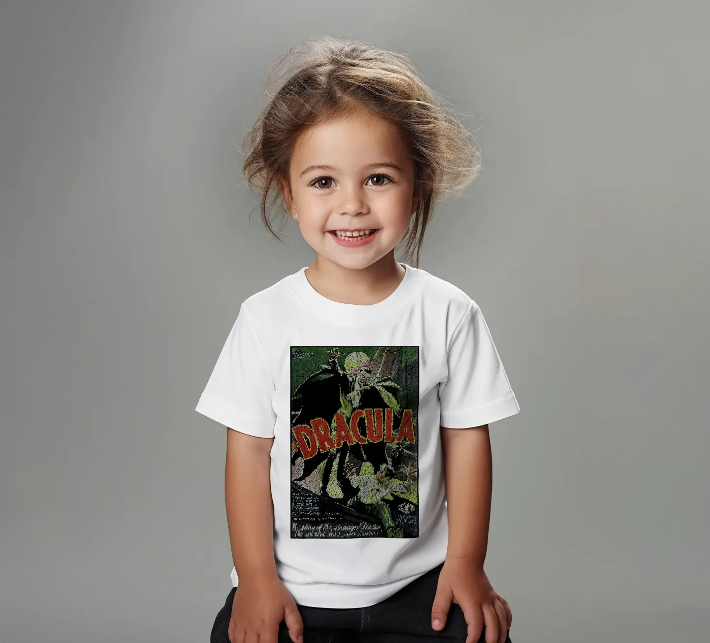 Dracula t-shirt bambini da Robotic Ewe