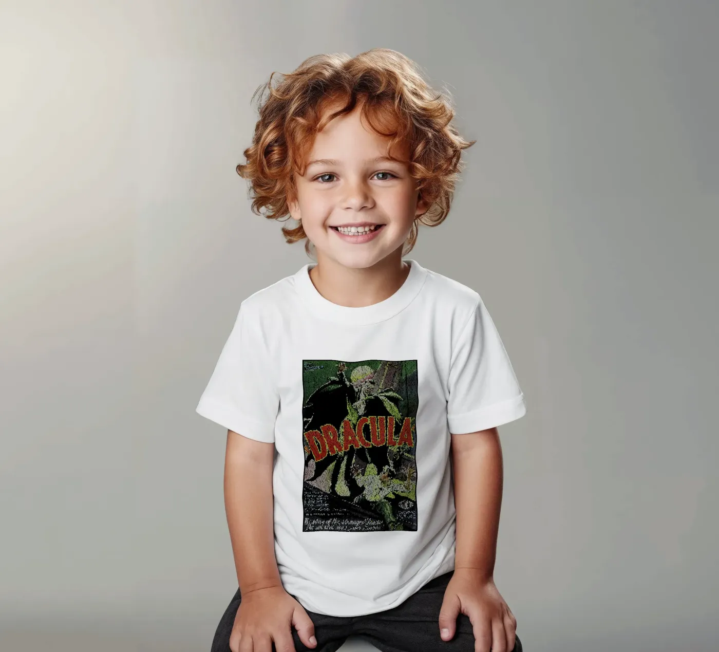 Dracula t-shirt bambini da Robotic Ewe