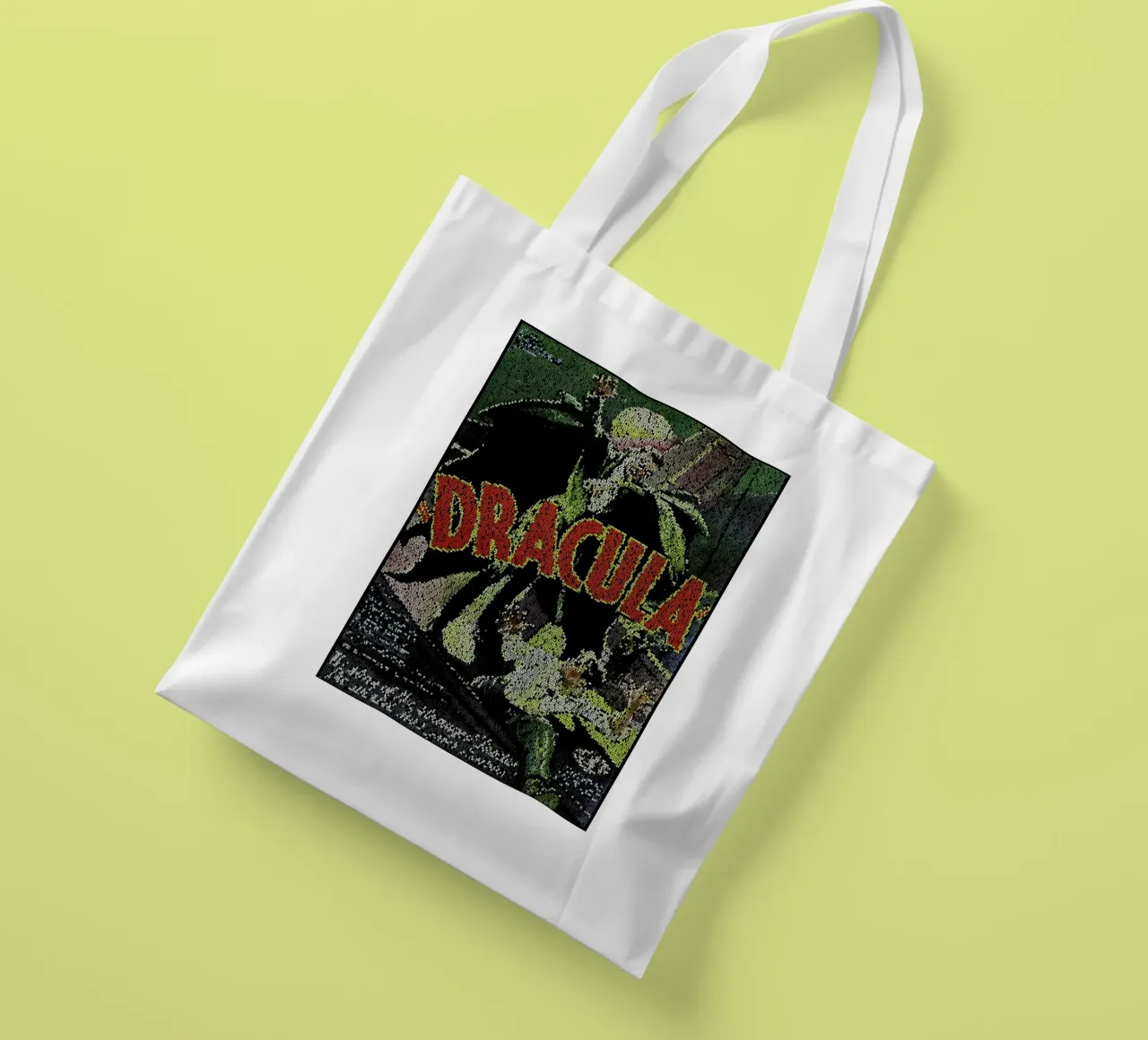 Dracula borsa in juta da Robotic Ewe