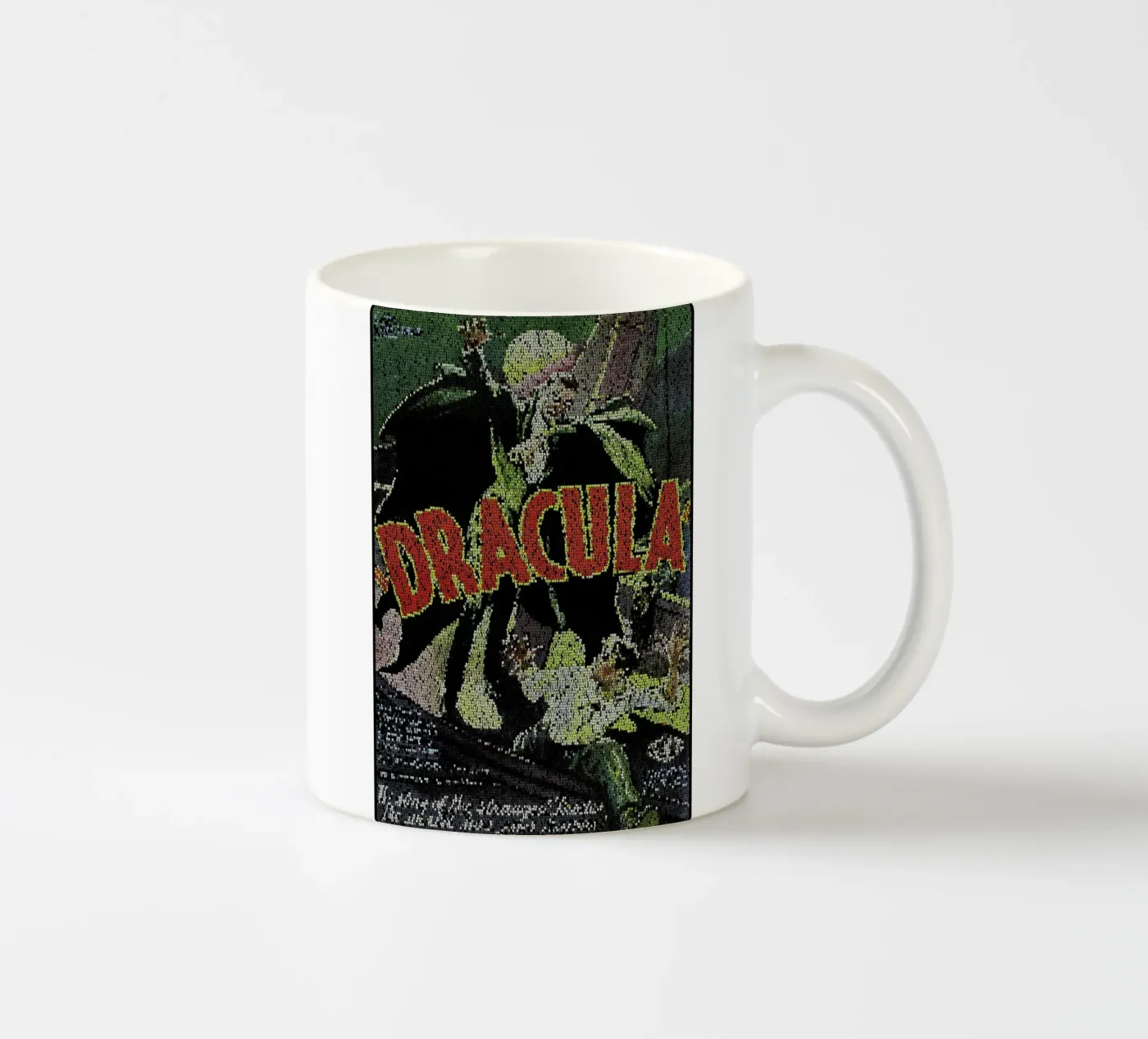 Dracula ceramic mug by Robotic Ewe