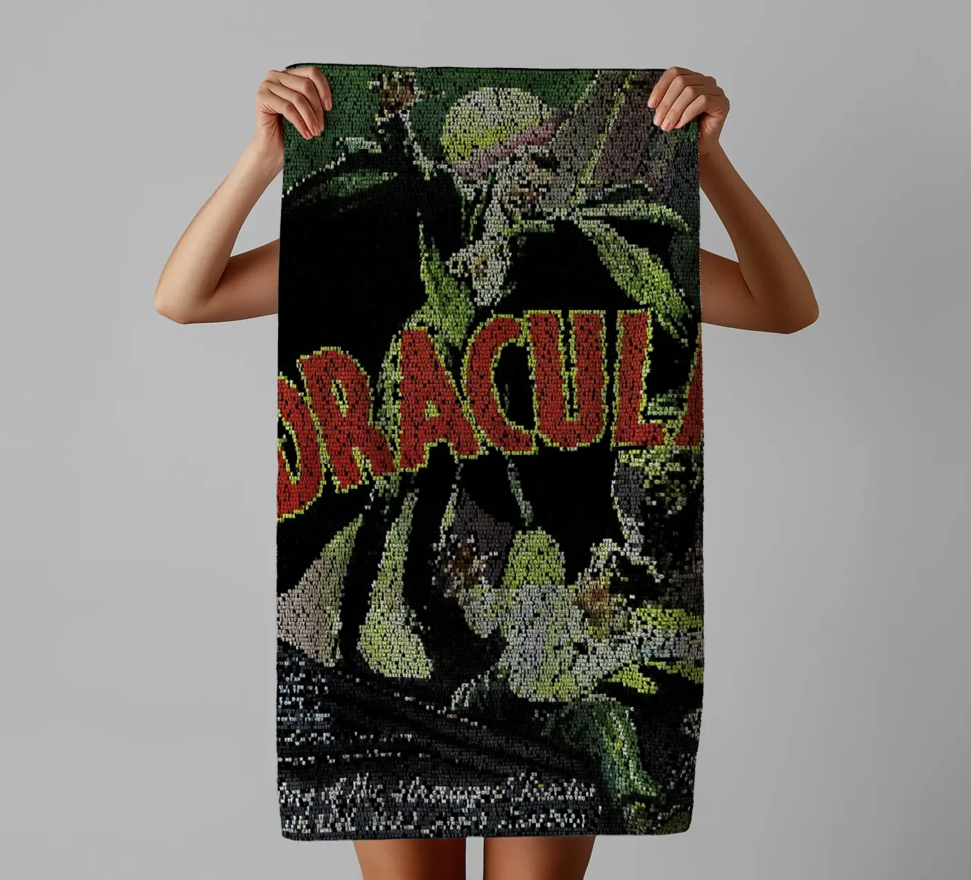 Dracula towel by Robotic Ewe
