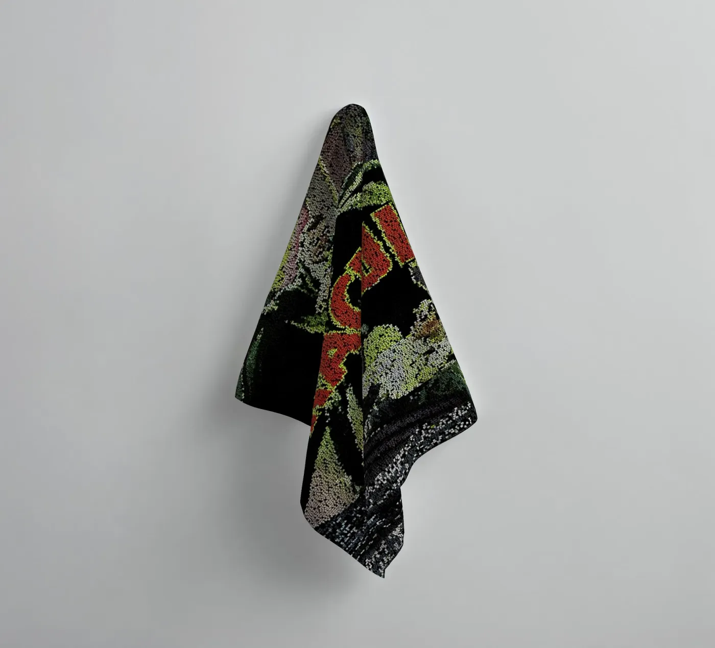 Dracula towel by Robotic Ewe