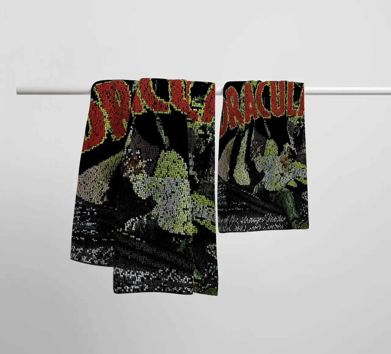 Dracula badhanddoek van Robotic Ewe