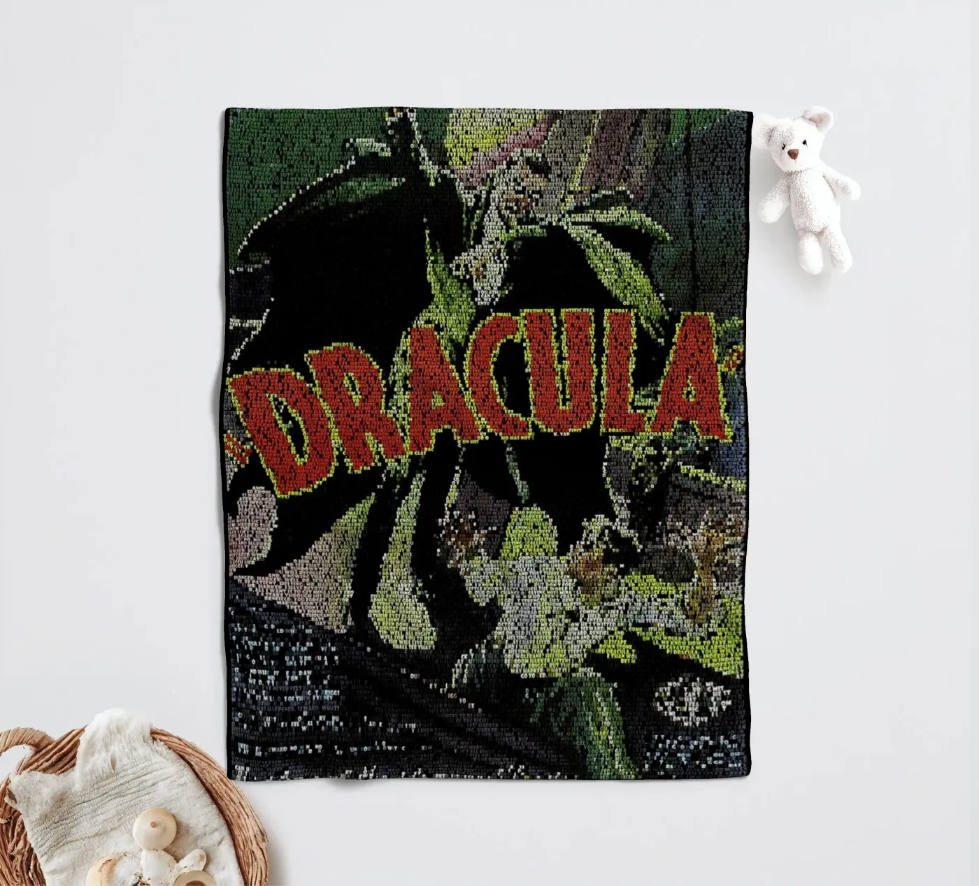 Dracula Fleecedecke von Robotic Ewe