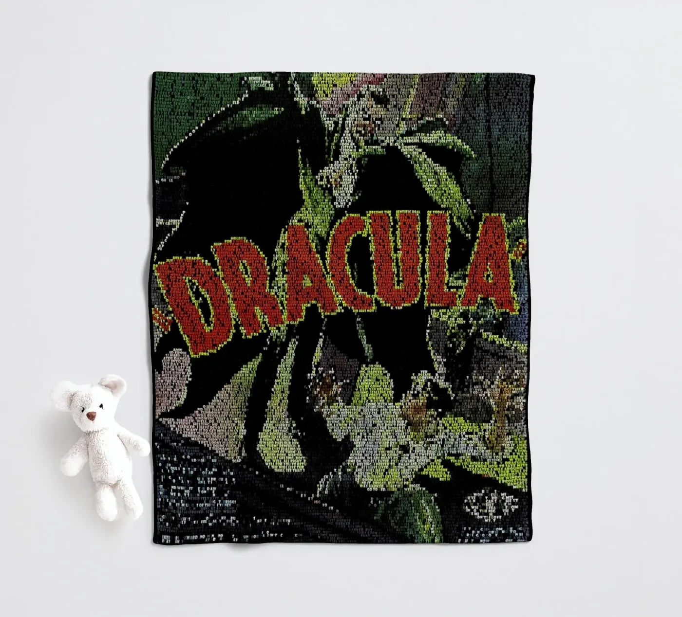 Dracula Fleecedecke von Robotic Ewe