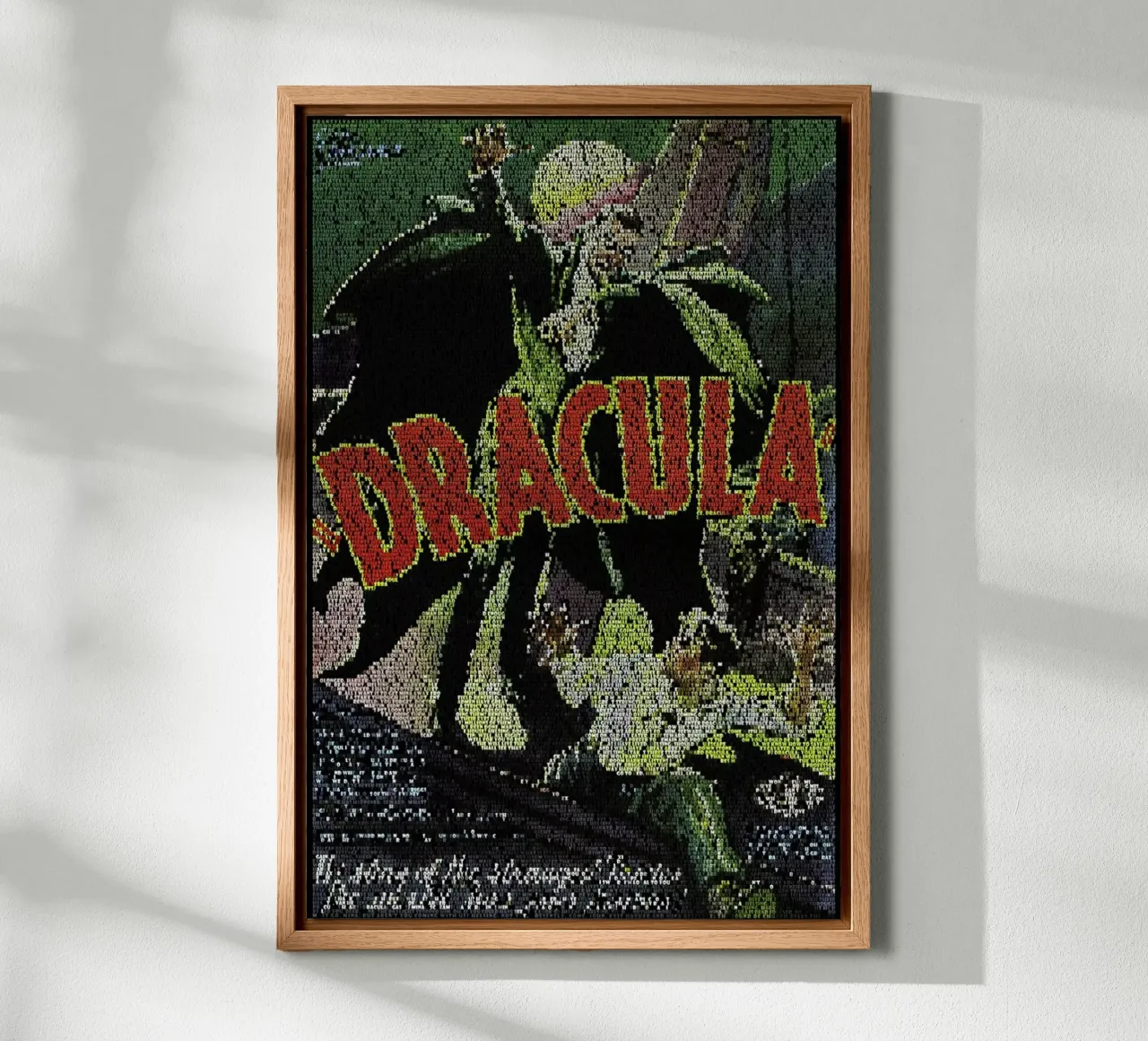 Dracula tela con Cornice a cassetta da Robotic Ewe