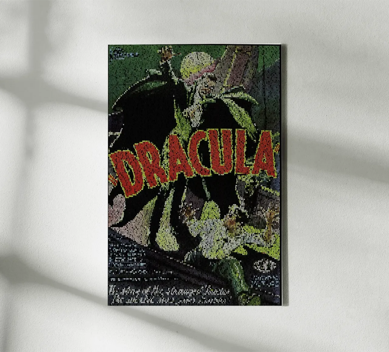 Dracula tela con Cornice a cassetta da Robotic Ewe