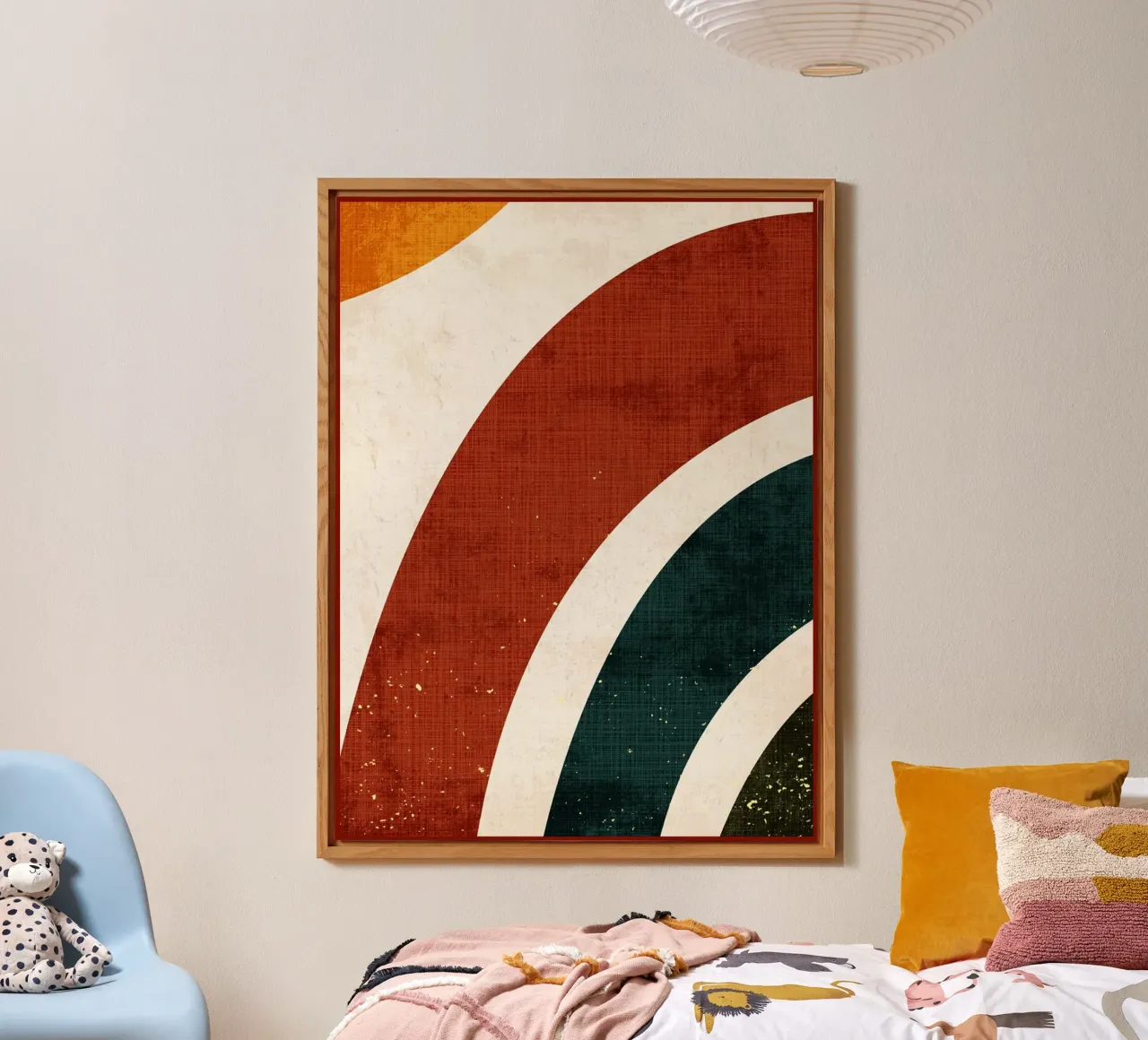 Boho Nordic Kids Arcobaleno alluminio dibond da DanielDesign