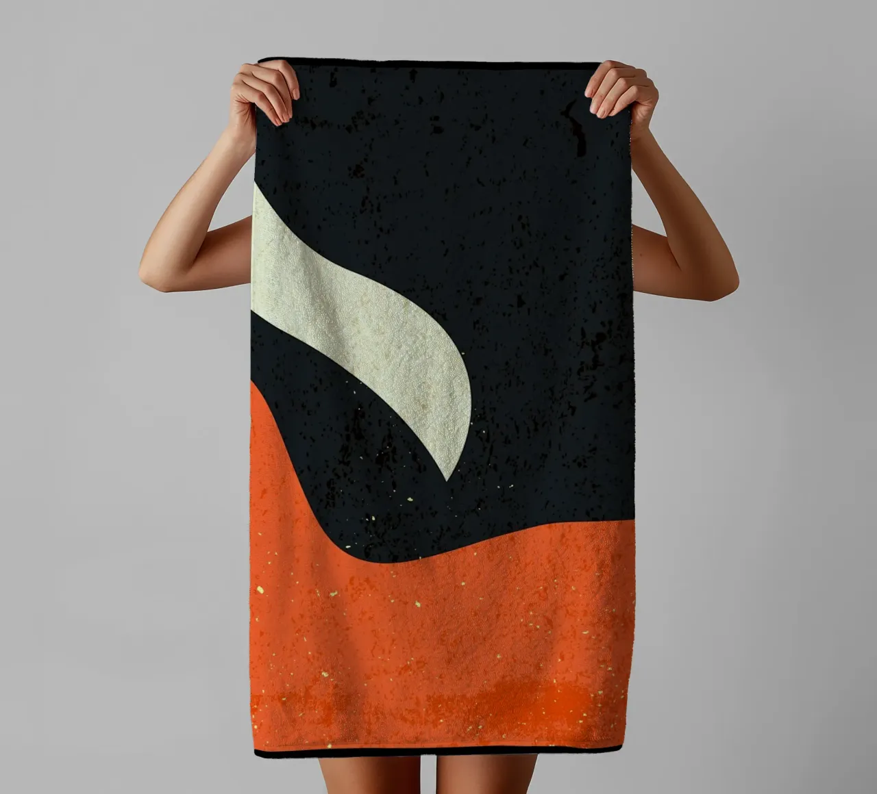 abstract soft colors towel by DanielDesign