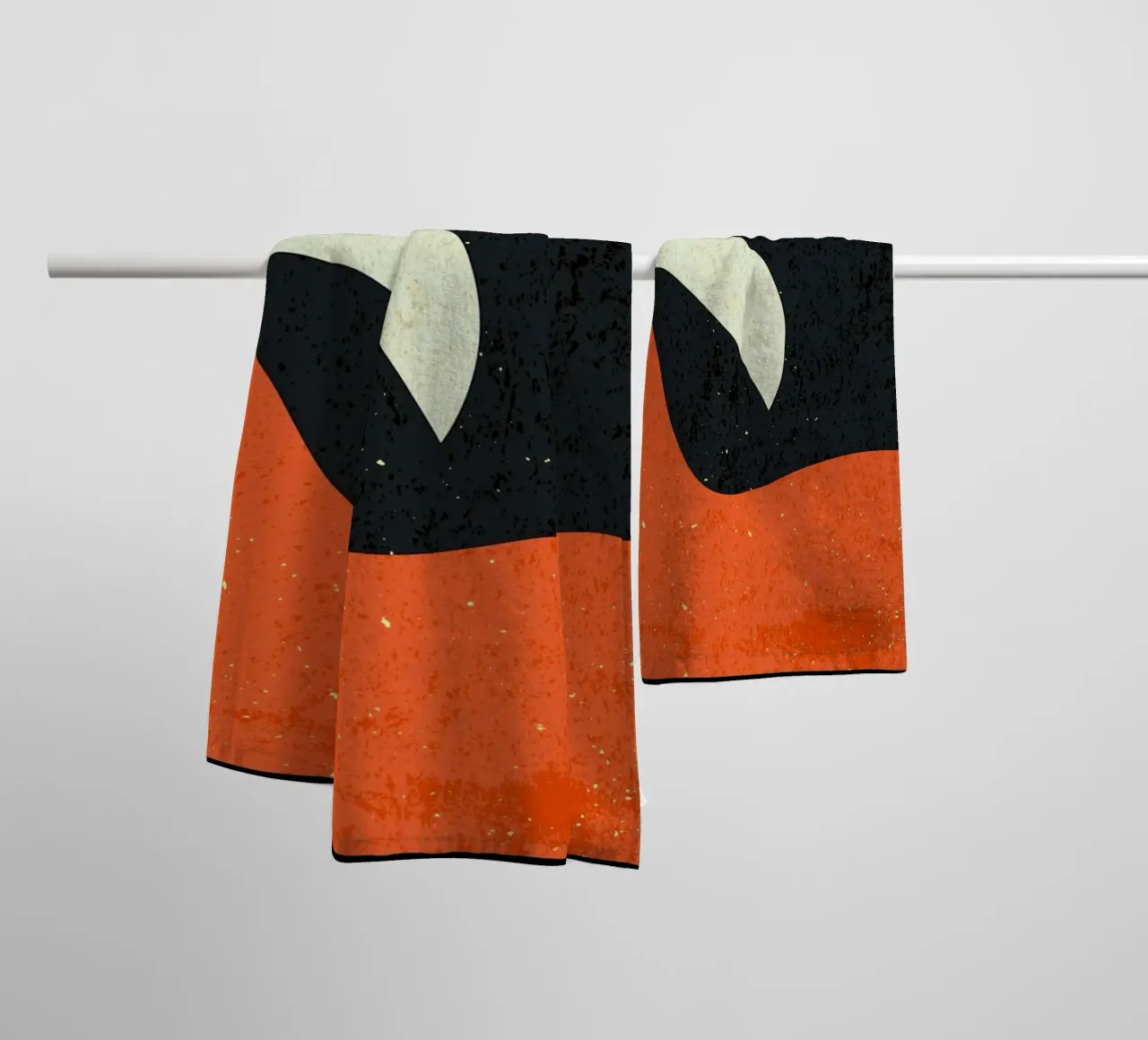 abstract soft colors towel by DanielDesign