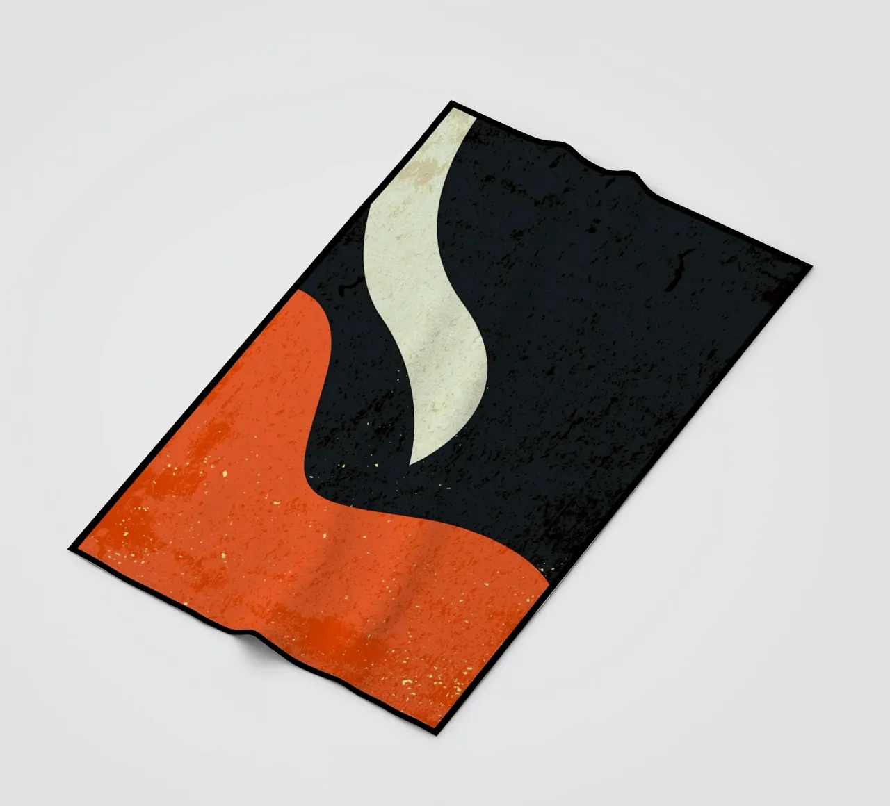 colori astratti e tenui coperta in pile da DanielDesign
