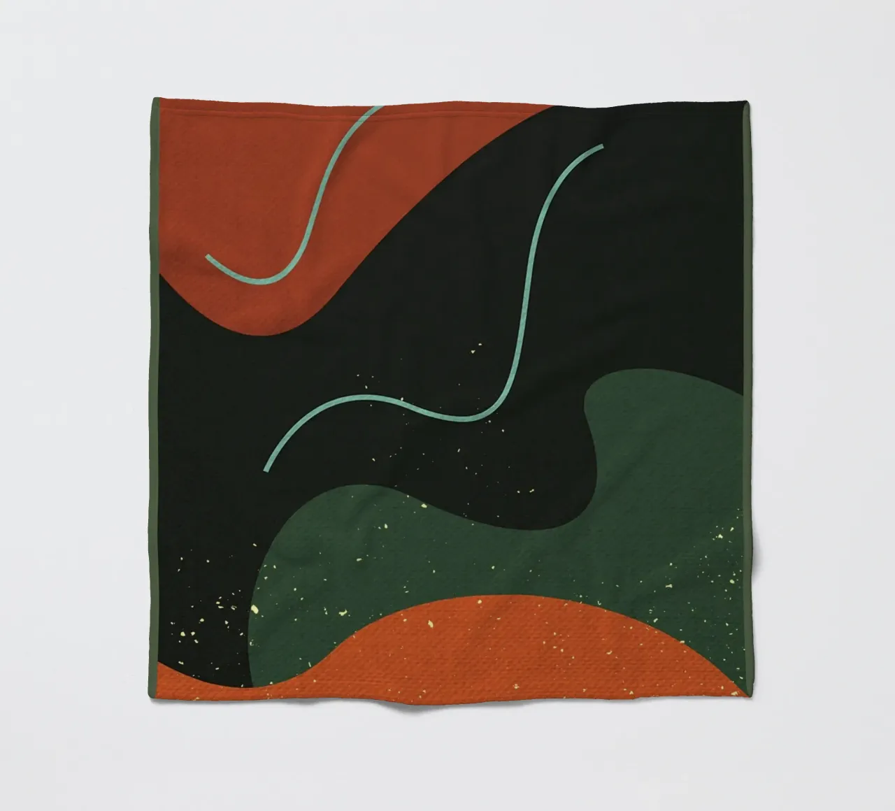 colori astratti e retrò coperta in pile da DanielDesign