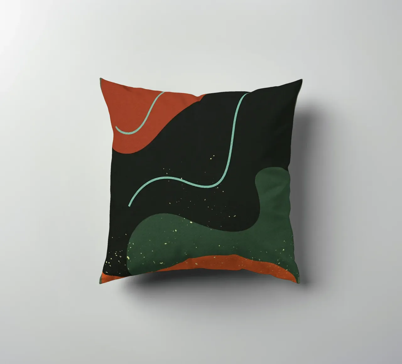 colori astratti e retrò cuscino da DanielDesign