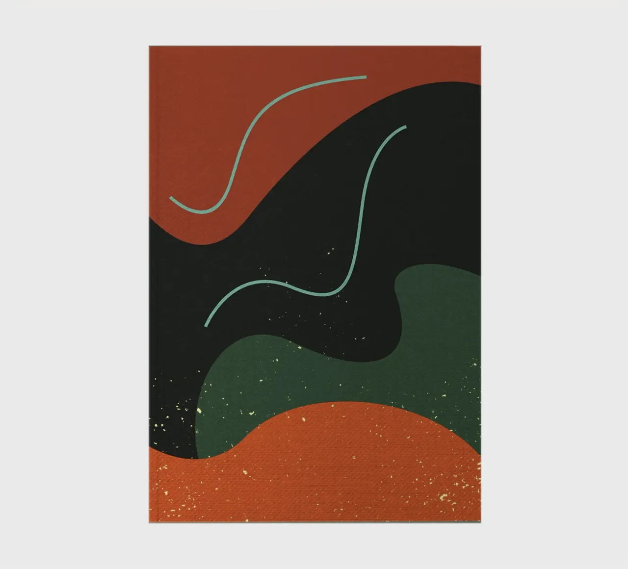 abstract retro colors notebook by DanielDesign