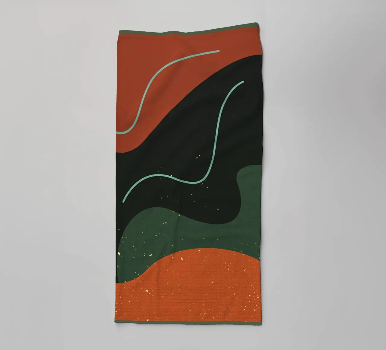 abstract retro colors towel by DanielDesign