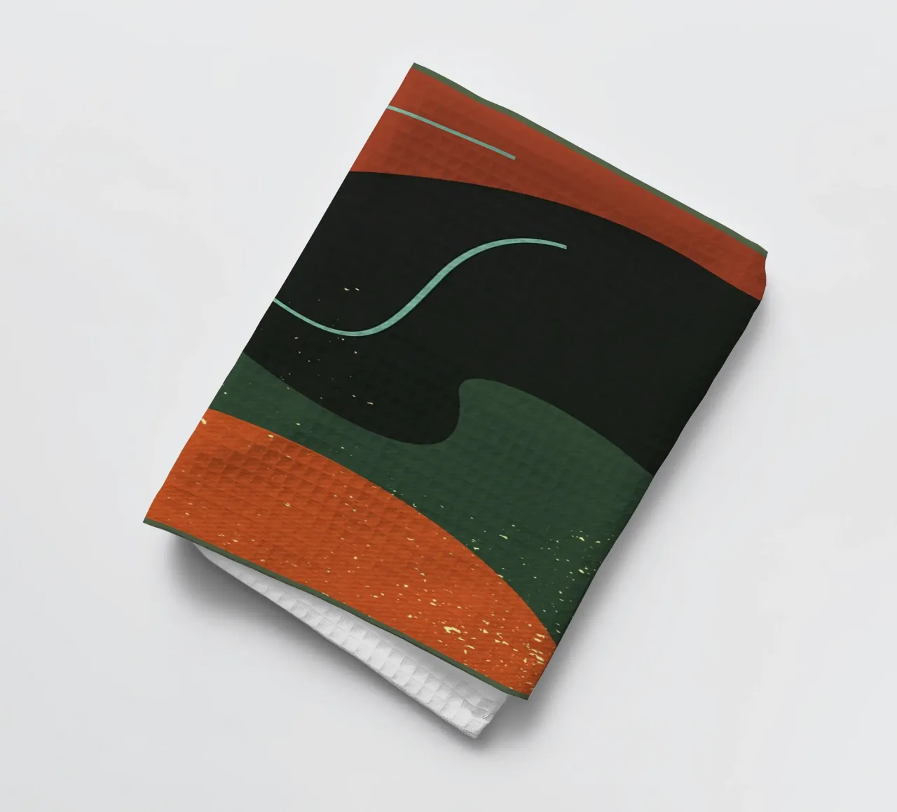 colori astratti e retrò canovaccio da cucina da DanielDesign