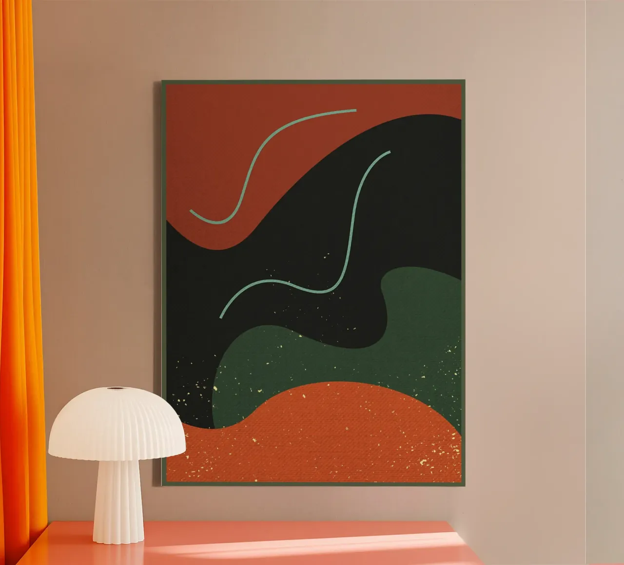 abstract retro colors canvas by DanielDesign