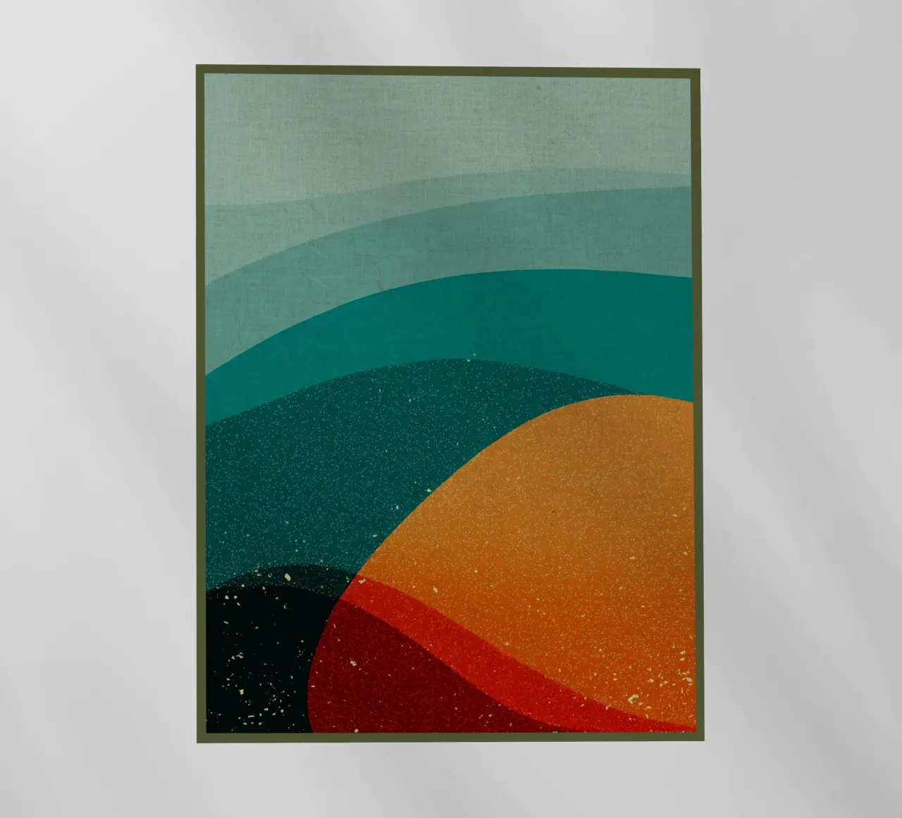 Paesaggio astratto con forme sovrapposte pellicola backlit da DanielDesign