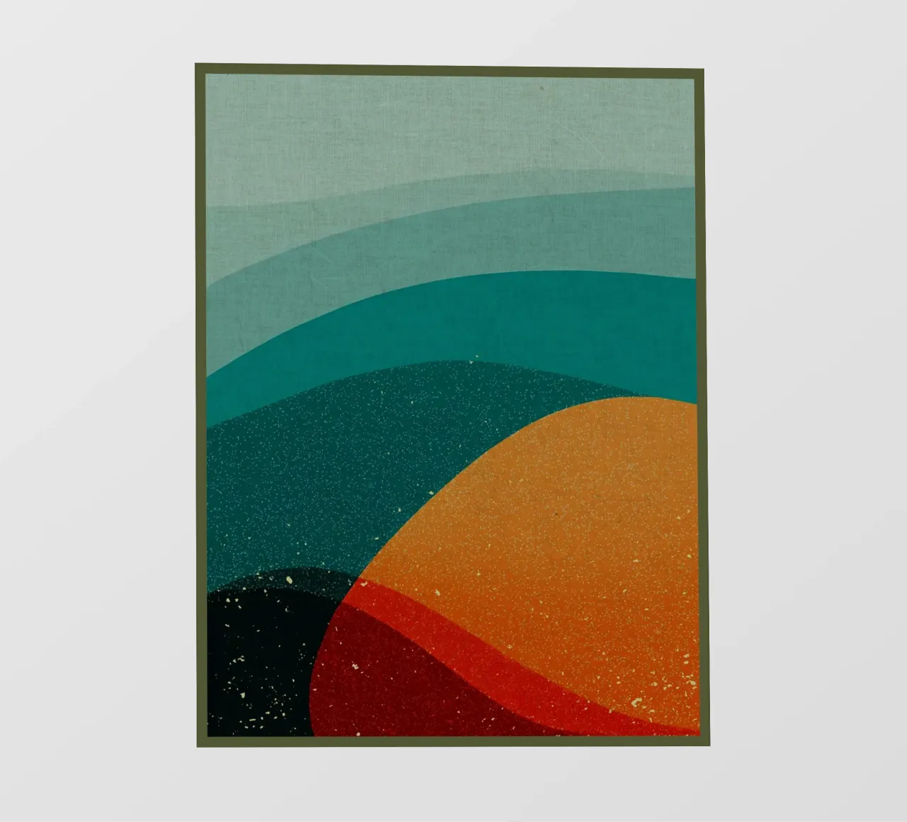 Paesaggio astratto con forme sovrapposte pellicola backlit da DanielDesign