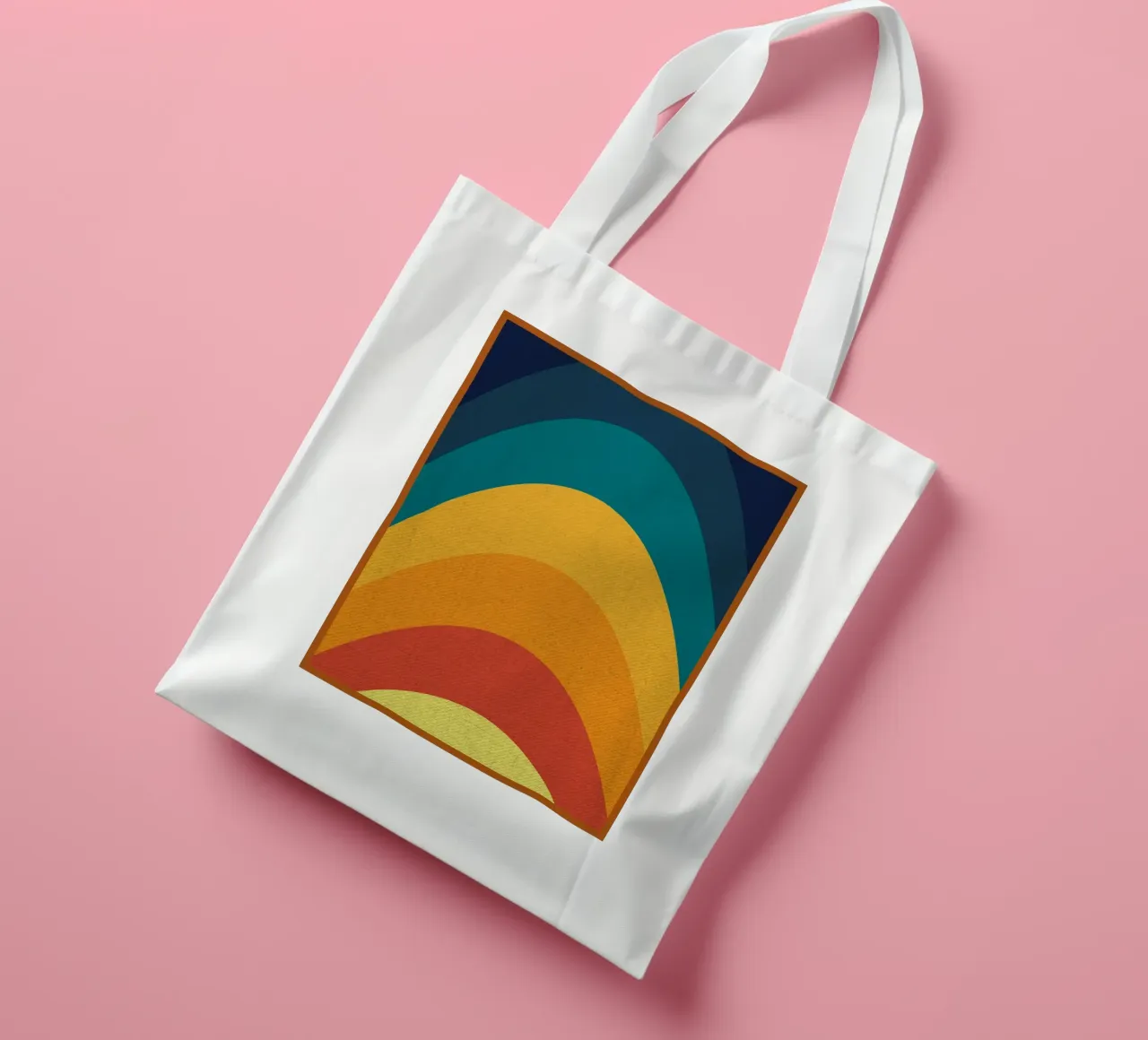 1970 curve di curvatura lisce borsa in juta da DanielDesign