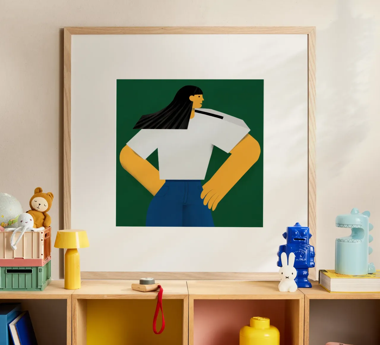 Posizione di potere verdeggiante poster da Dream Gesso