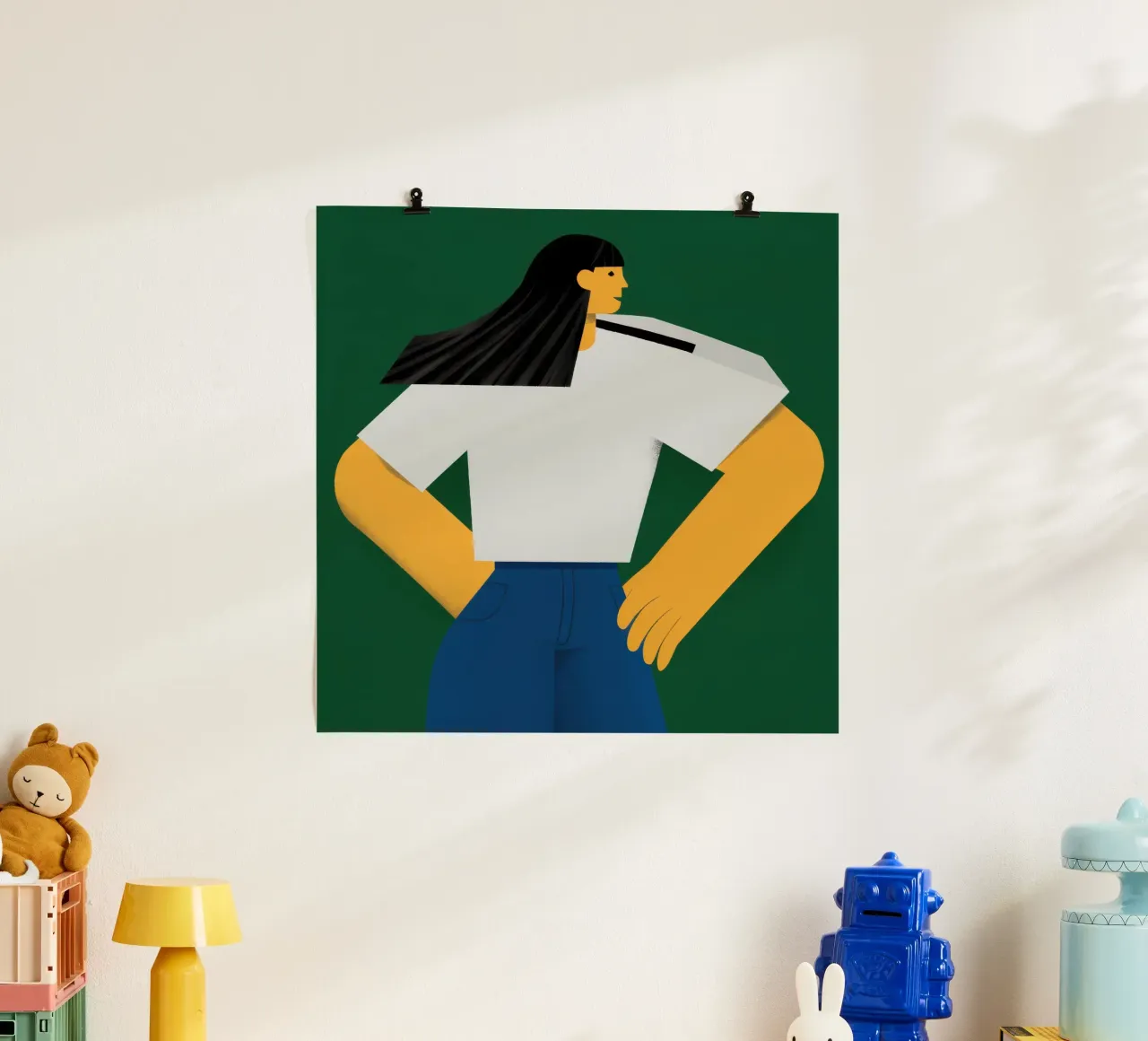 Posizione di potere verdeggiante poster da Dream Gesso
