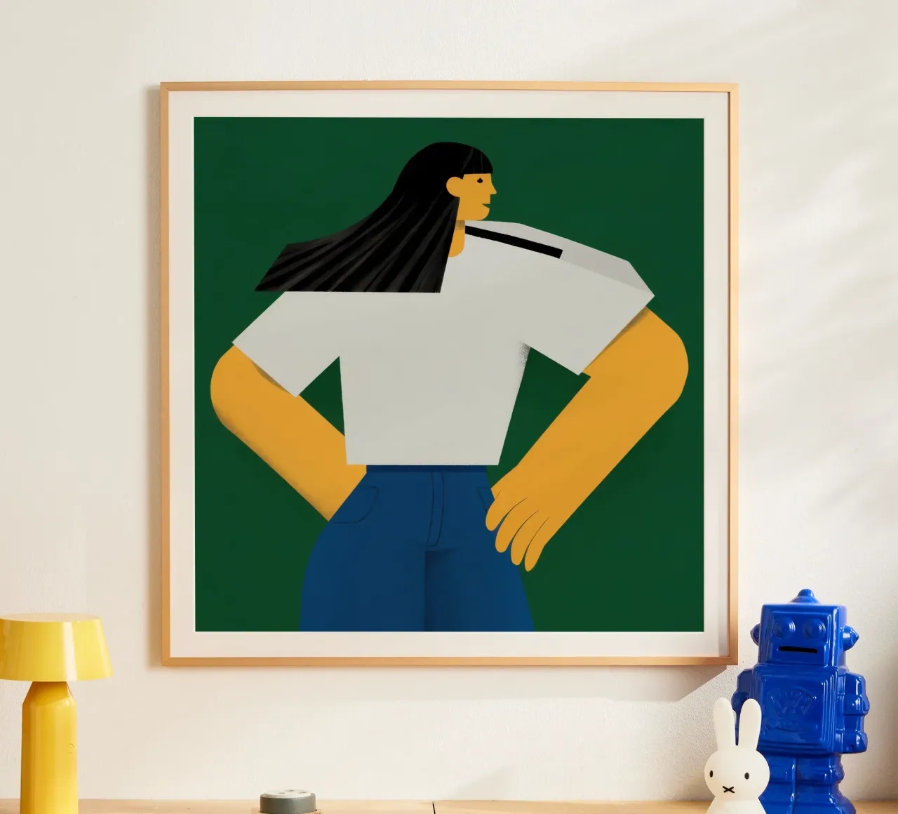 Posizione di potere verdeggiante poster da Dream Gesso
