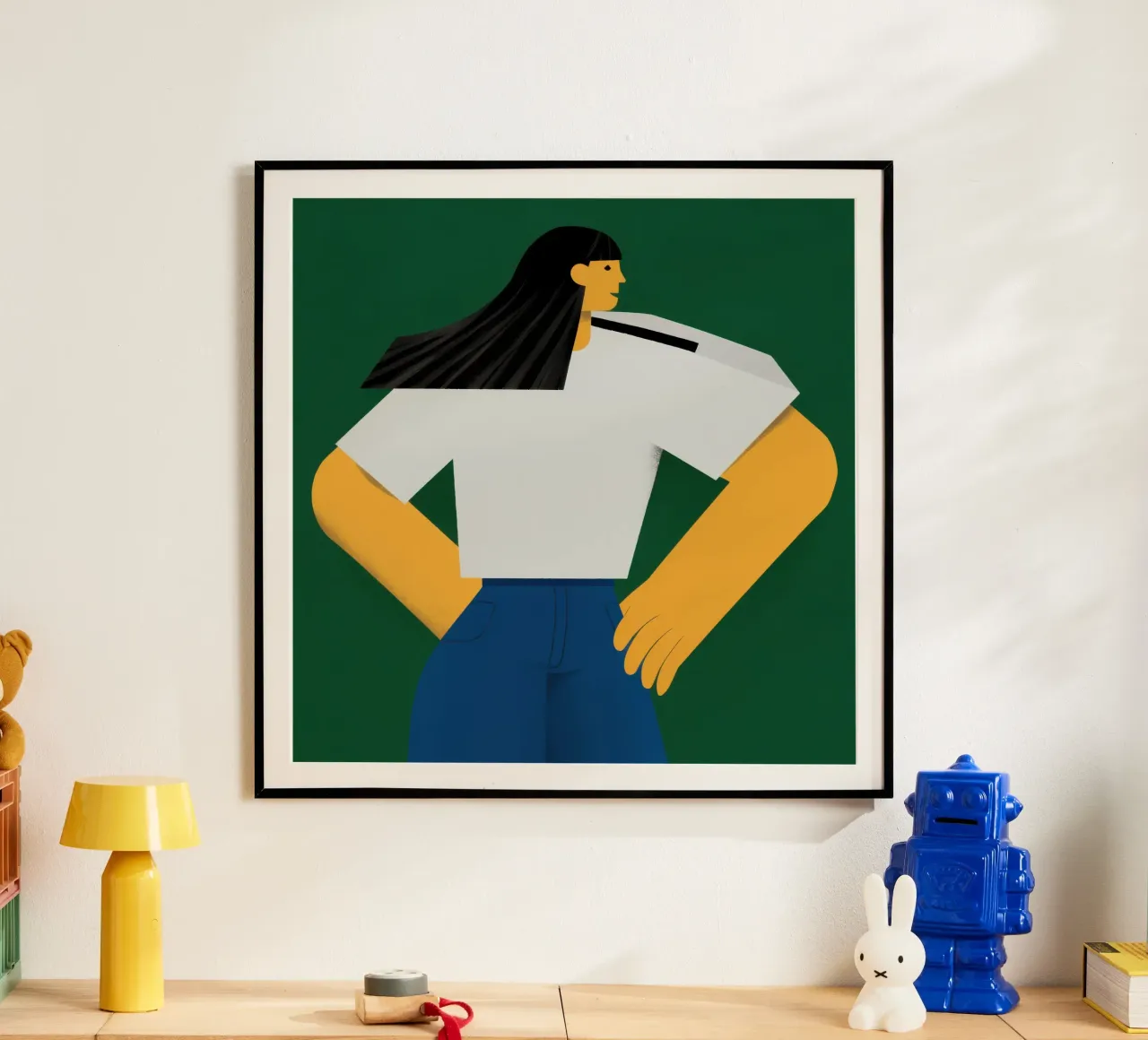 Posizione di potere verdeggiante poster da Dream Gesso