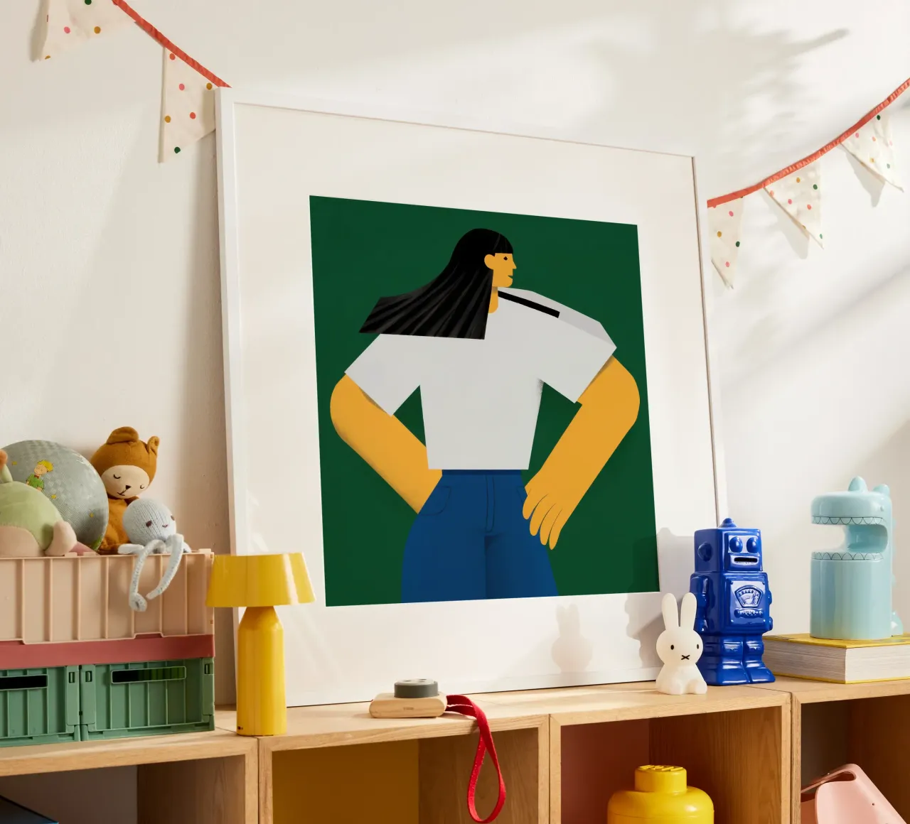 Posizione di potere verdeggiante poster da Dream Gesso