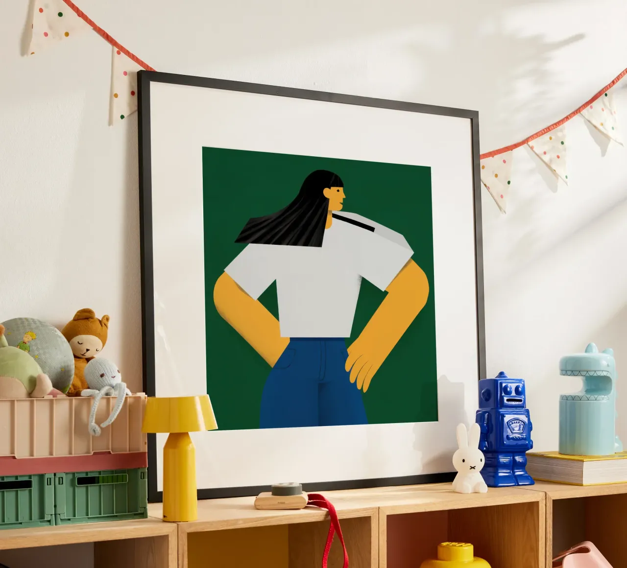 Posizione di potere verdeggiante poster da Dream Gesso
