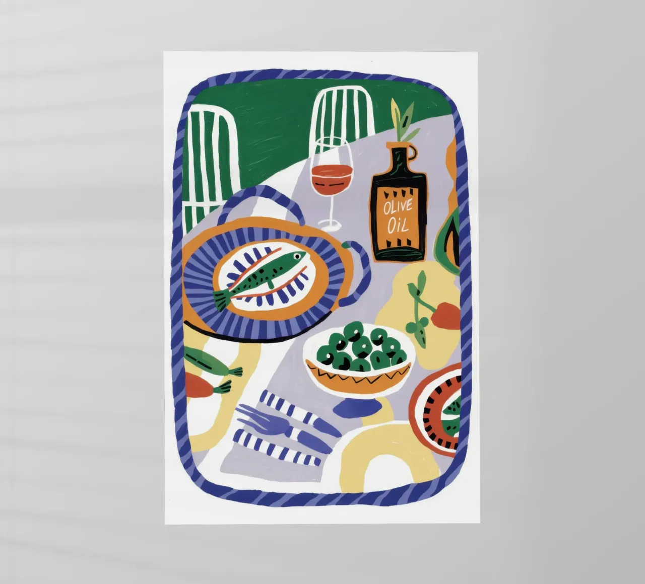 Mediterranean Mezze Feast pellicola backlit da Monuments Fire