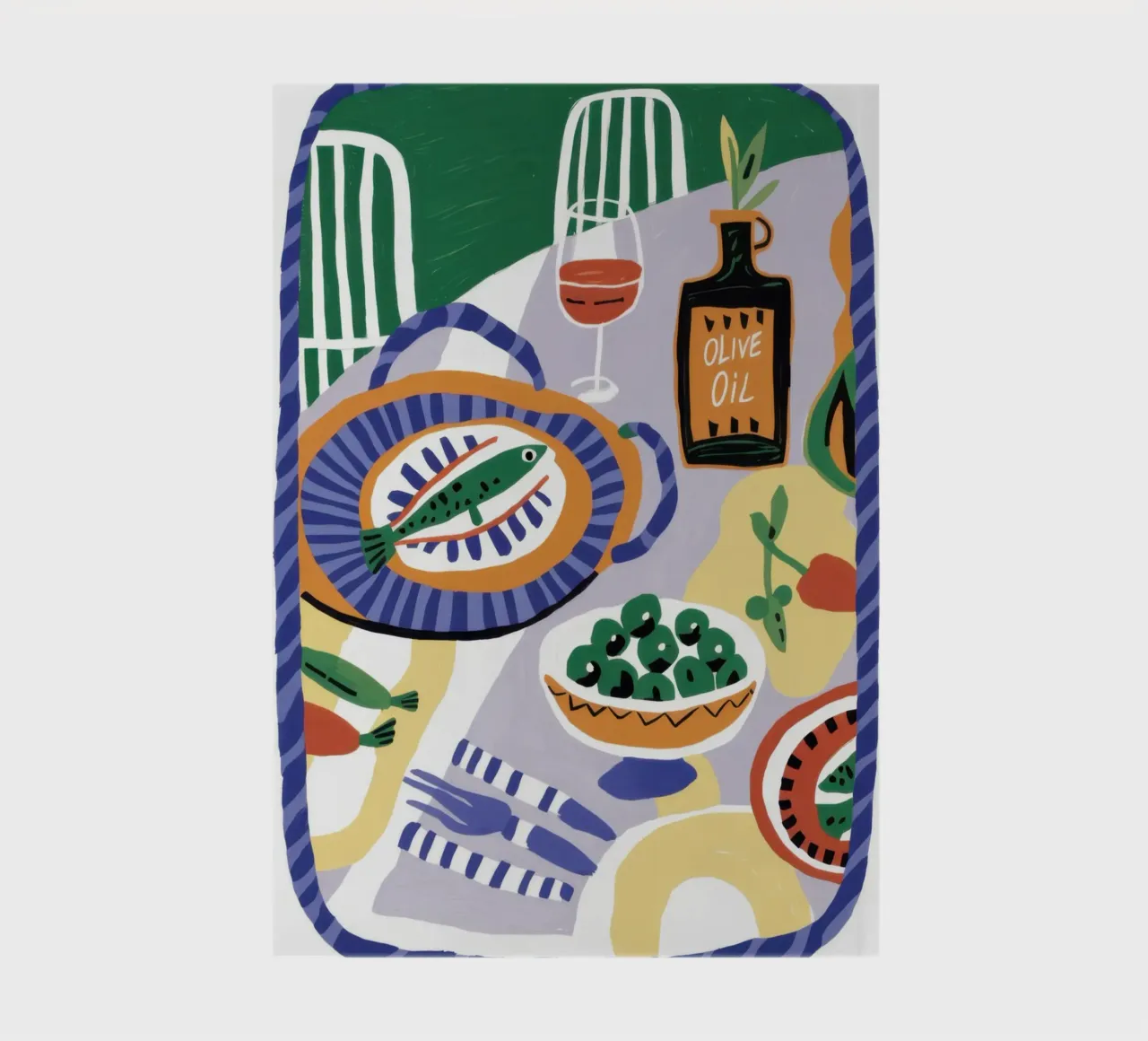 Mediterranean Mezze Feast notebook by Monuments Fire