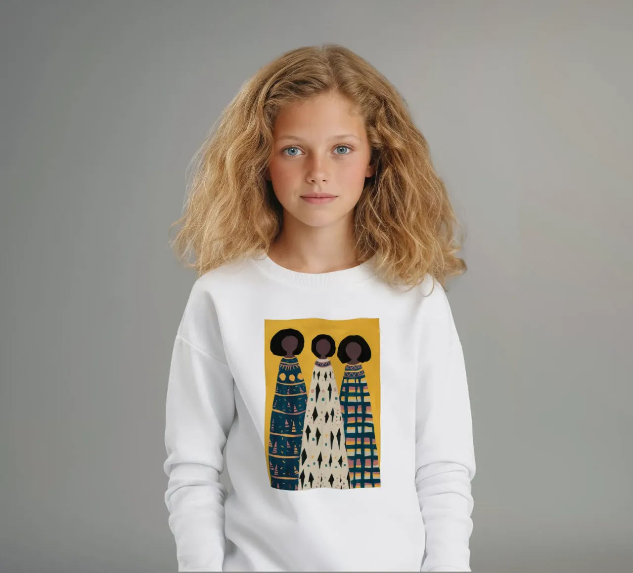 Tótems abstractos sudadera para niño de Monuments Fire