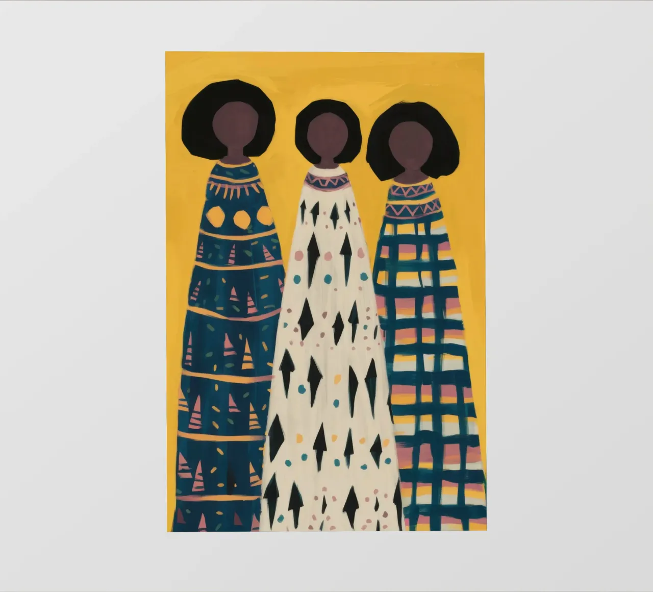 Figure Totem astratte pellicola backlit da Monuments Fire