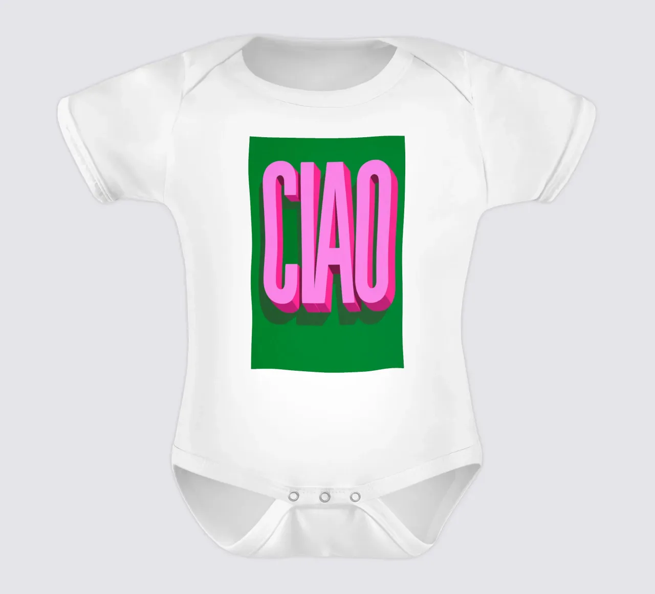 Big CIAO Energy body neonato maniche corte da QuooodZ by MooodzArt