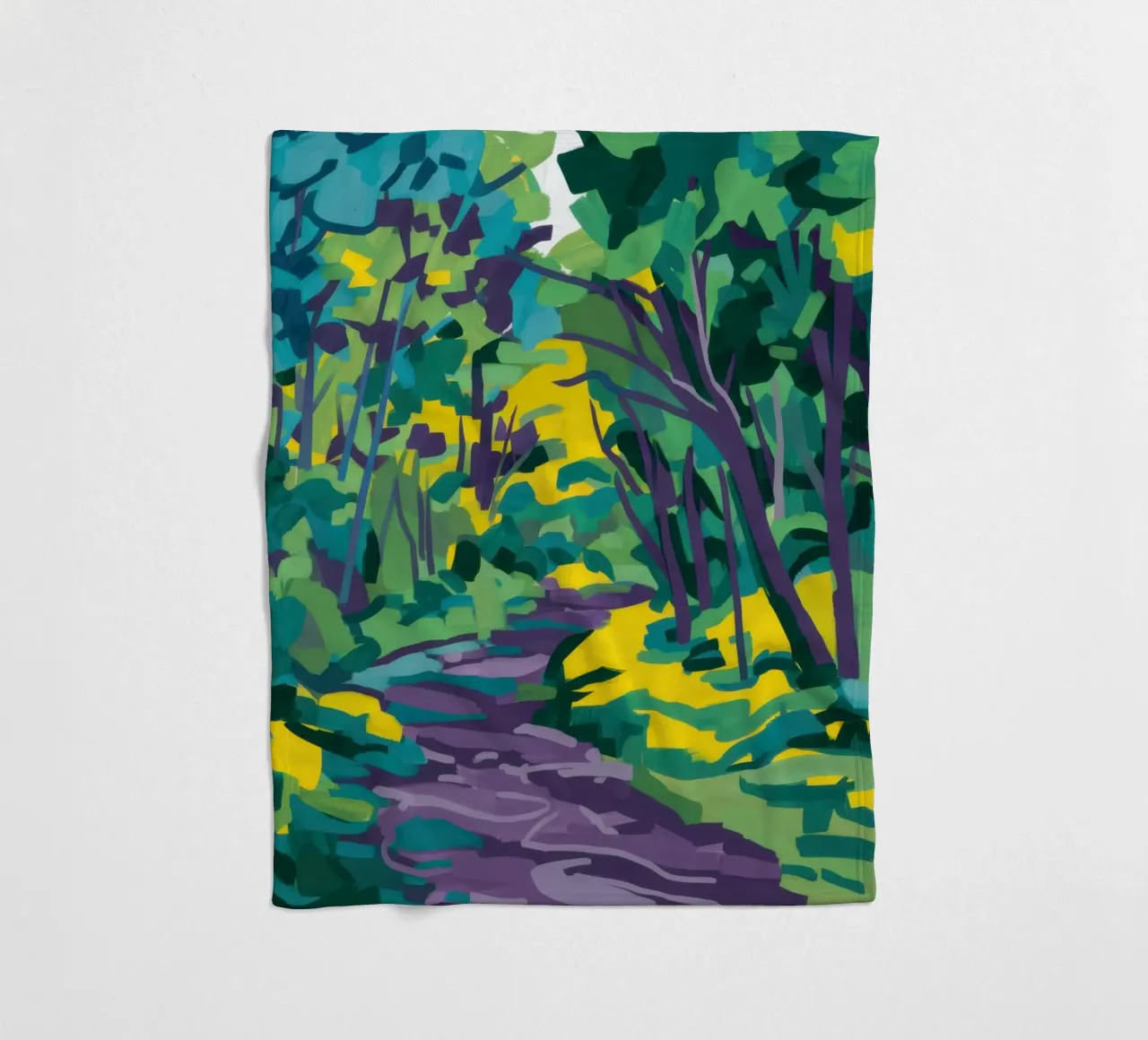 Impasto Sentiero forestale coperta in pile da Dream Gesso