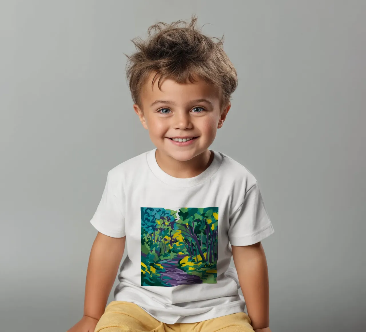 Impasto Bospad kinder t-shirt van Dream Gesso