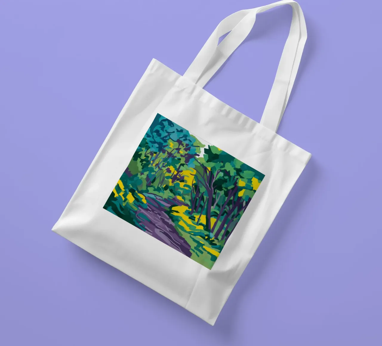 Impasto Sentiero forestale borsa in juta da Dream Gesso