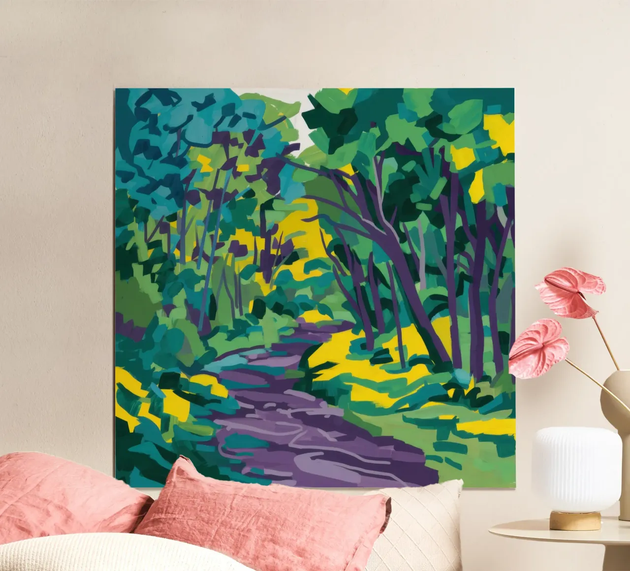 Impasto Forest Path hahnemühle by Dream Gesso