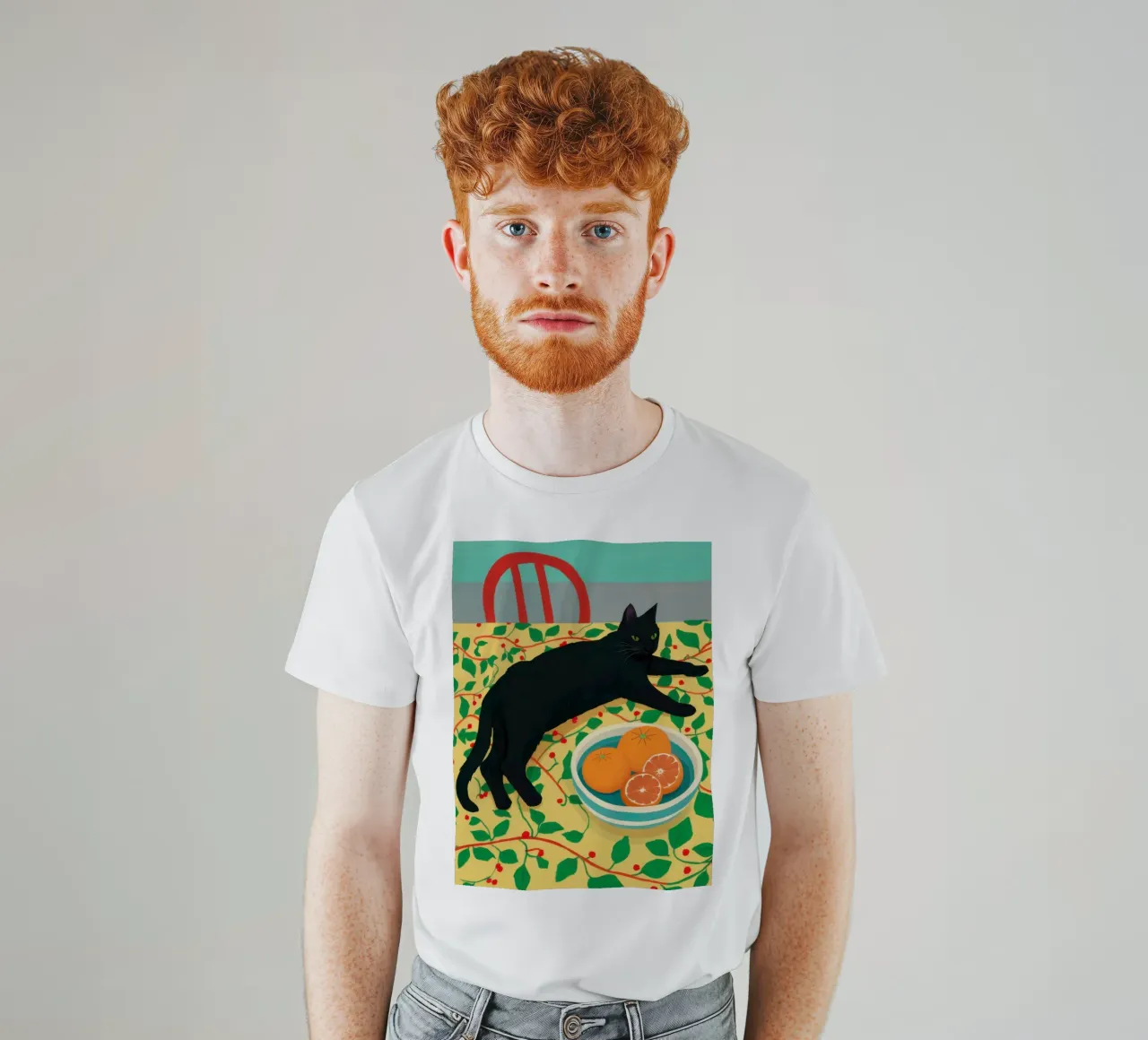 Citrus Lounging Shadow t-shirt by Monuments Fire